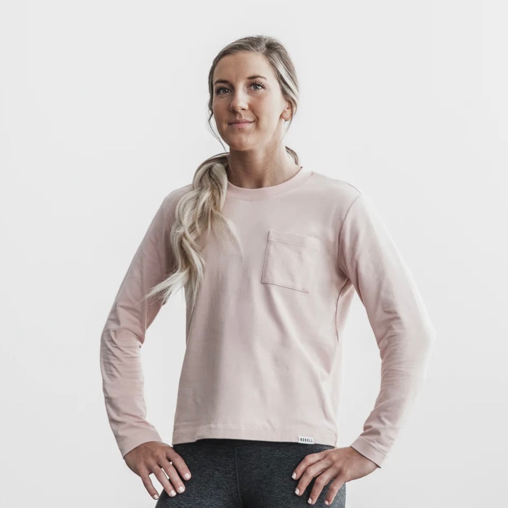 |Nobull| Heavyweight Long Sleeve Pocket Boxy Tee, M